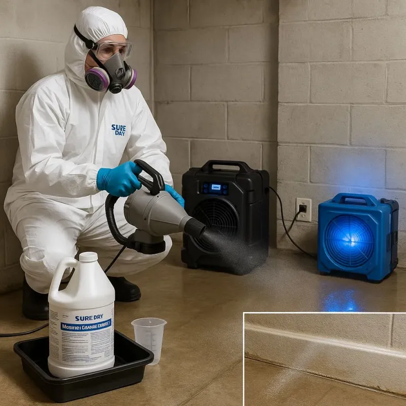 Sanitization and Odor Removal process in Moorefield, WV